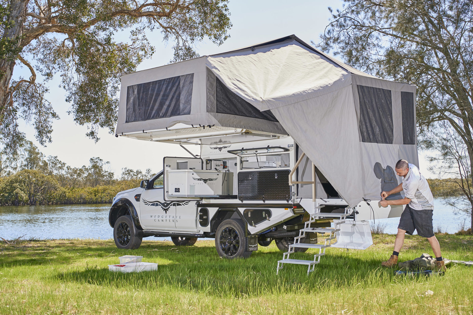 australian slide on campers, Wedgetail Campers